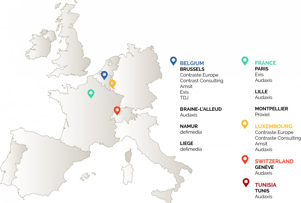 Carte Contraste Europe