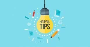 Helpful tips