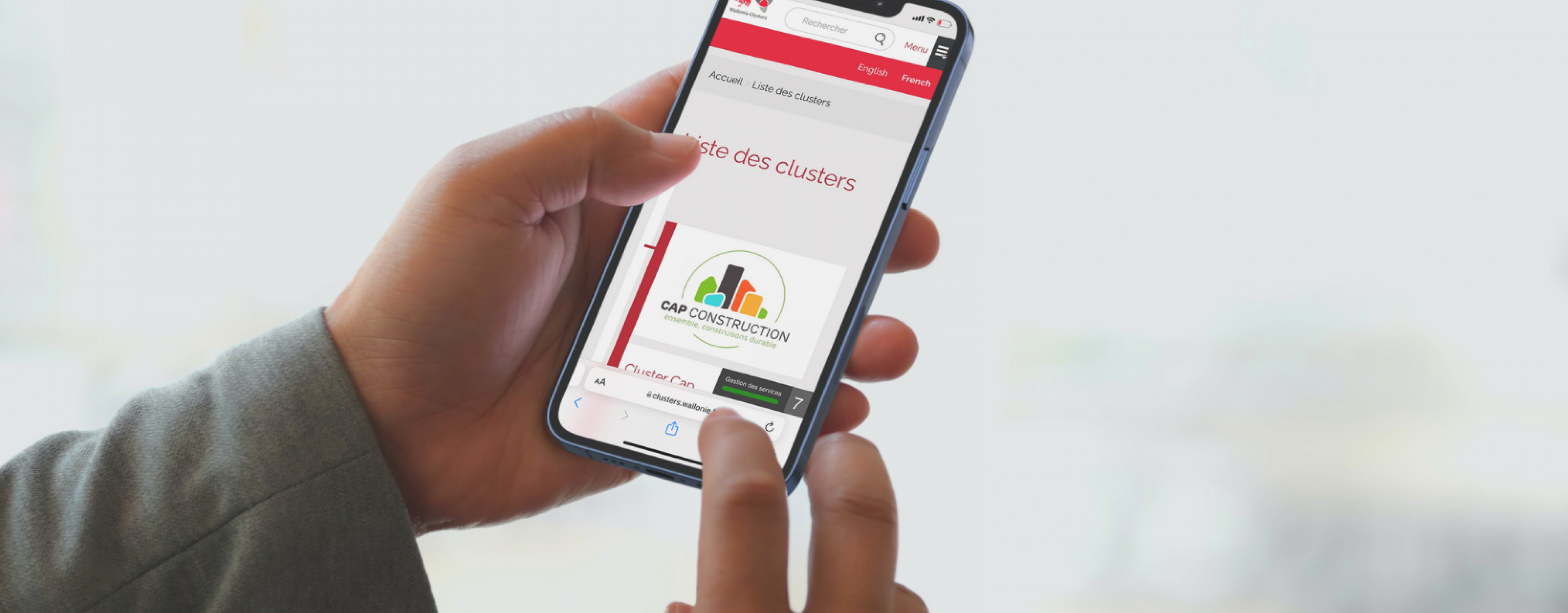 clusters-website-smartphone